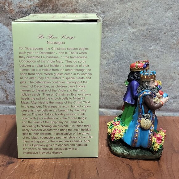 International Santa Claus Collection The Three Kings Nicaragua Figurine 1993 - Picture 3 of 10